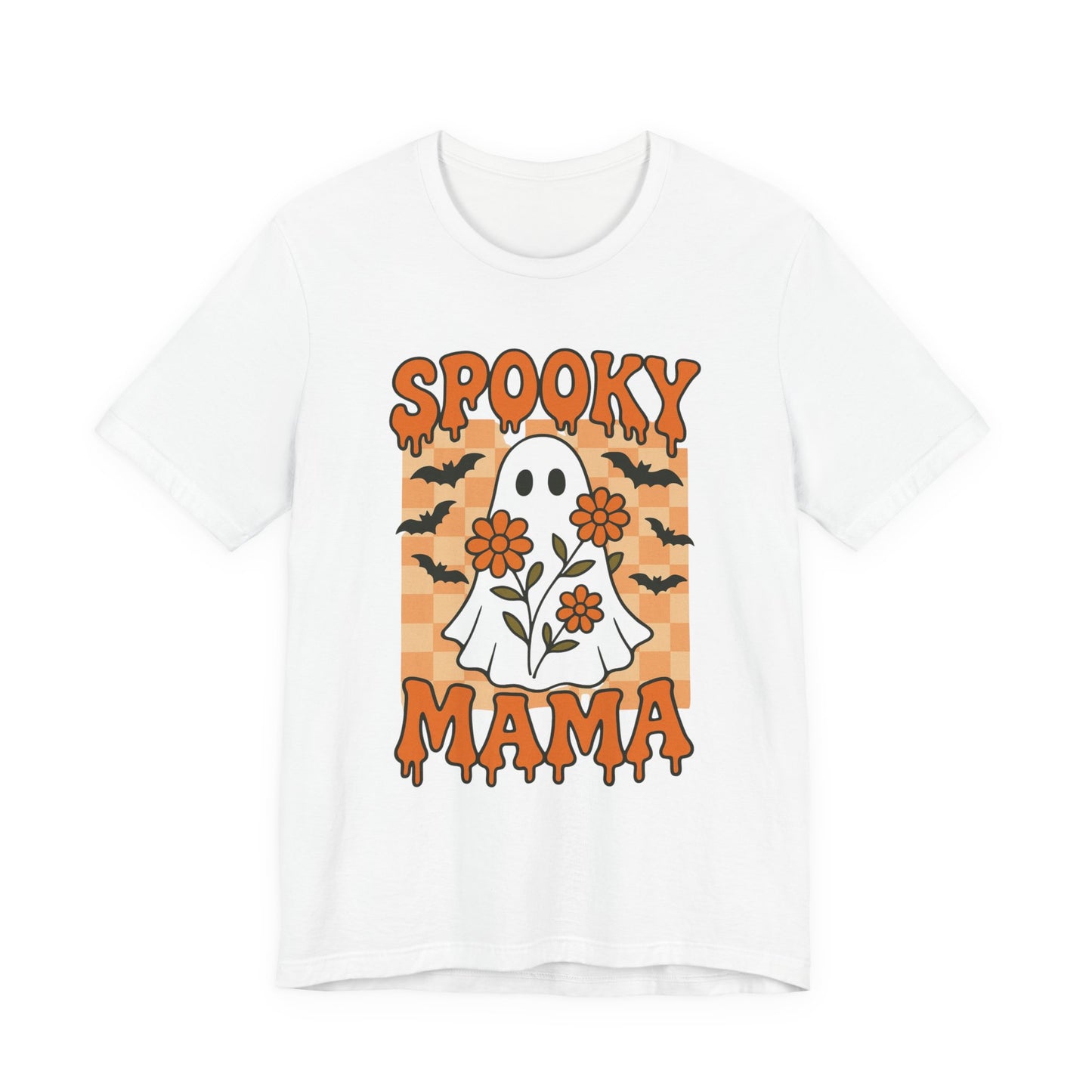 Spooky Mama Groovy Vintage Ghost Halloween Spooky Mom Mother