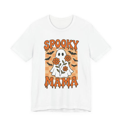 Spooky Mama Groovy Vintage Ghost Halloween Spooky Mom Mother
