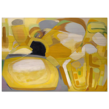 Desert Landscape - 1951 - John Ferren Brushed Aluminum Print - 70x100 cm / 28x40 inches | John Ferren Aluminum Print | John Ferren Prints
