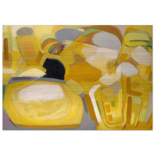 Desert Landscape - 1951 - John Ferren Brushed Aluminum Print - 70x100 cm / 28x40 inches | John Ferren Aluminum Print | John Ferren Prints
