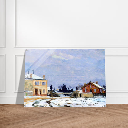 Neige - 1876 - Armand Guillaumin Acrylic Print - 70x100 cm / 28x40″ inches
