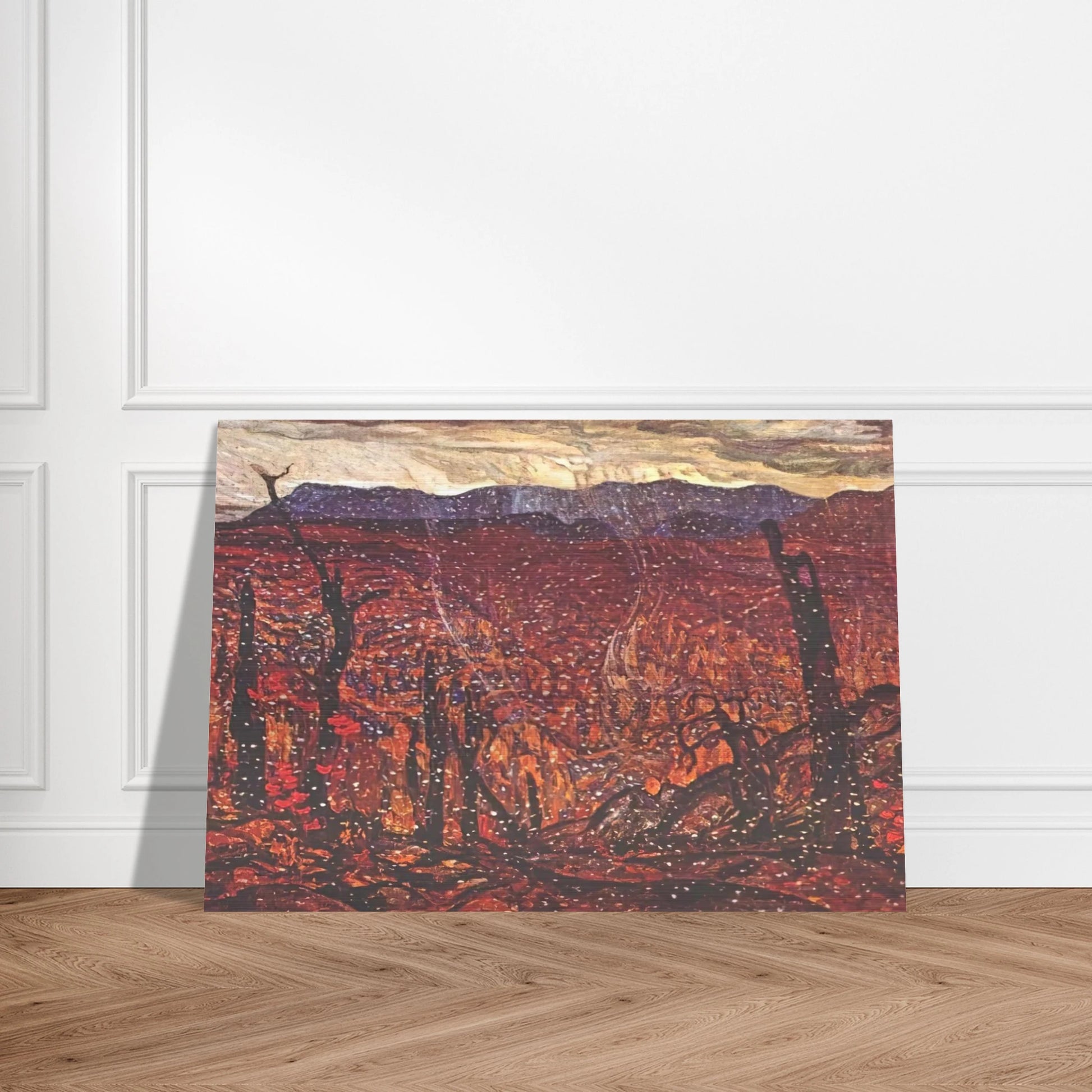 First Snow, Algoma Country - 1920 - A.Y. Jackson Brushed Aluminum Print - 70x100 cm / 28x40 inches | A.Y. Jackson Aluminum Print | A.Y. Jackson Prints