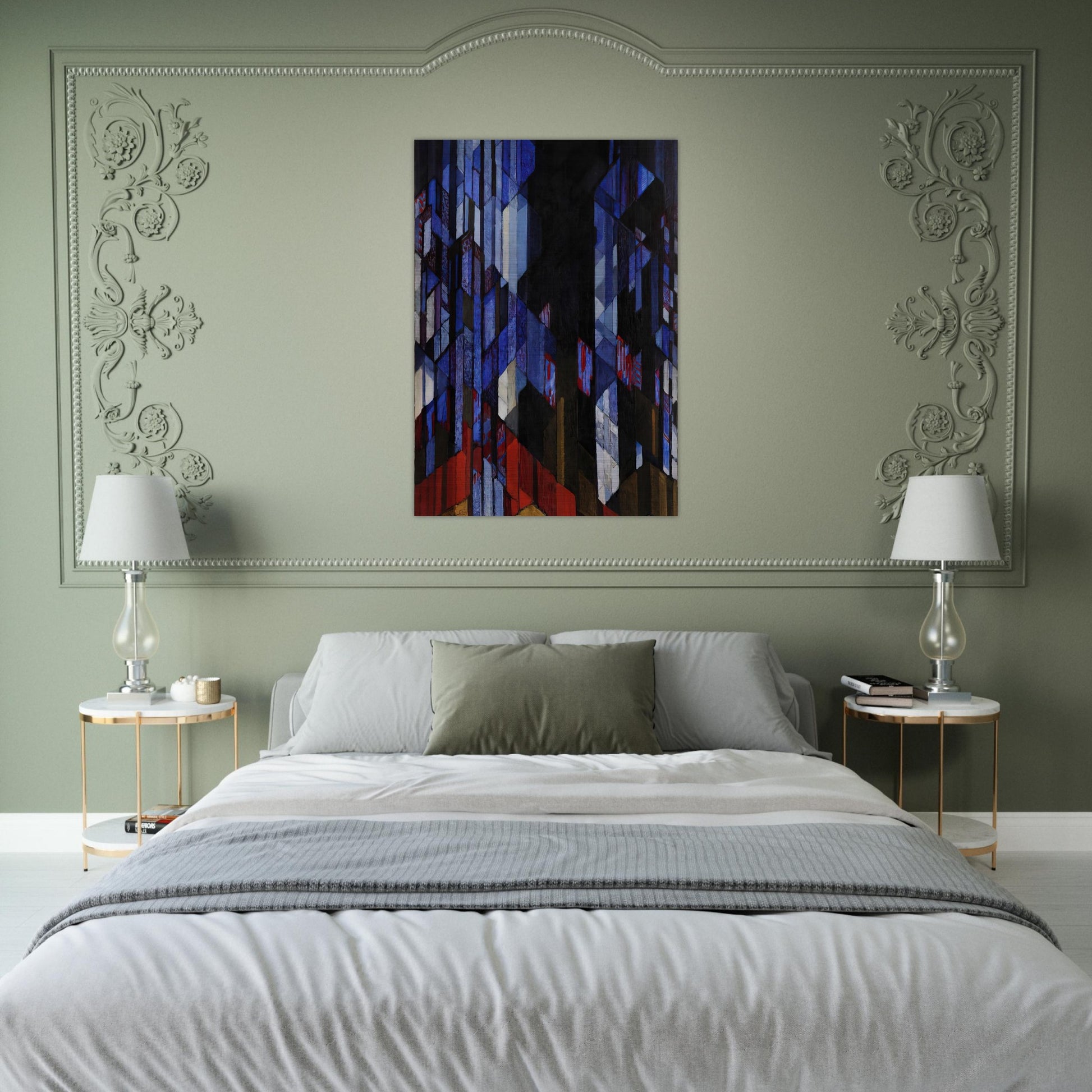 Cathedral - Frantisek Kupka Brushed Aluminum Print - 70x100 cm / 28x40 inches | Frantisek Kupka Aluminum Print | Frantisek Kupka Prints
