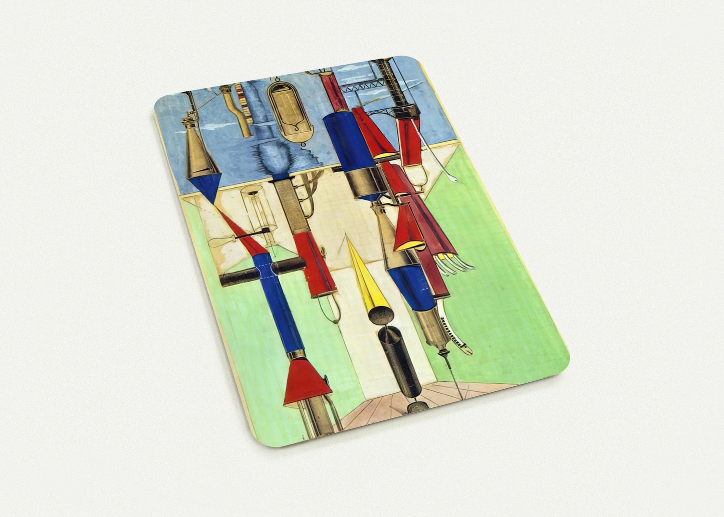Hydrometric Demonstration By Max Ernst Pack of 10 Post Cards | Max Ernst Post Cards | A6 (10.5 x 14.8 cm) - 4.1 x 5.8 inches