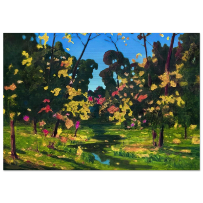 Autumn - Arkhyp Kuindzhi Brushed Aluminum Print - 70x100 cm / 28x40 inches | Arkhyp Kuindzhi Aluminum Print | Arkhyp Kuindzhi Prints