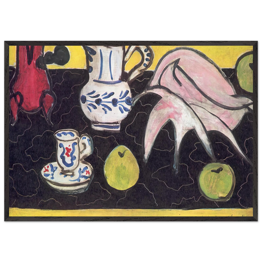 STILL LIFE WITH A SHELL 1940 - Henri Matisse 70x100 cm / 28x40 inches Framed Art Print – Black Wooden Frame