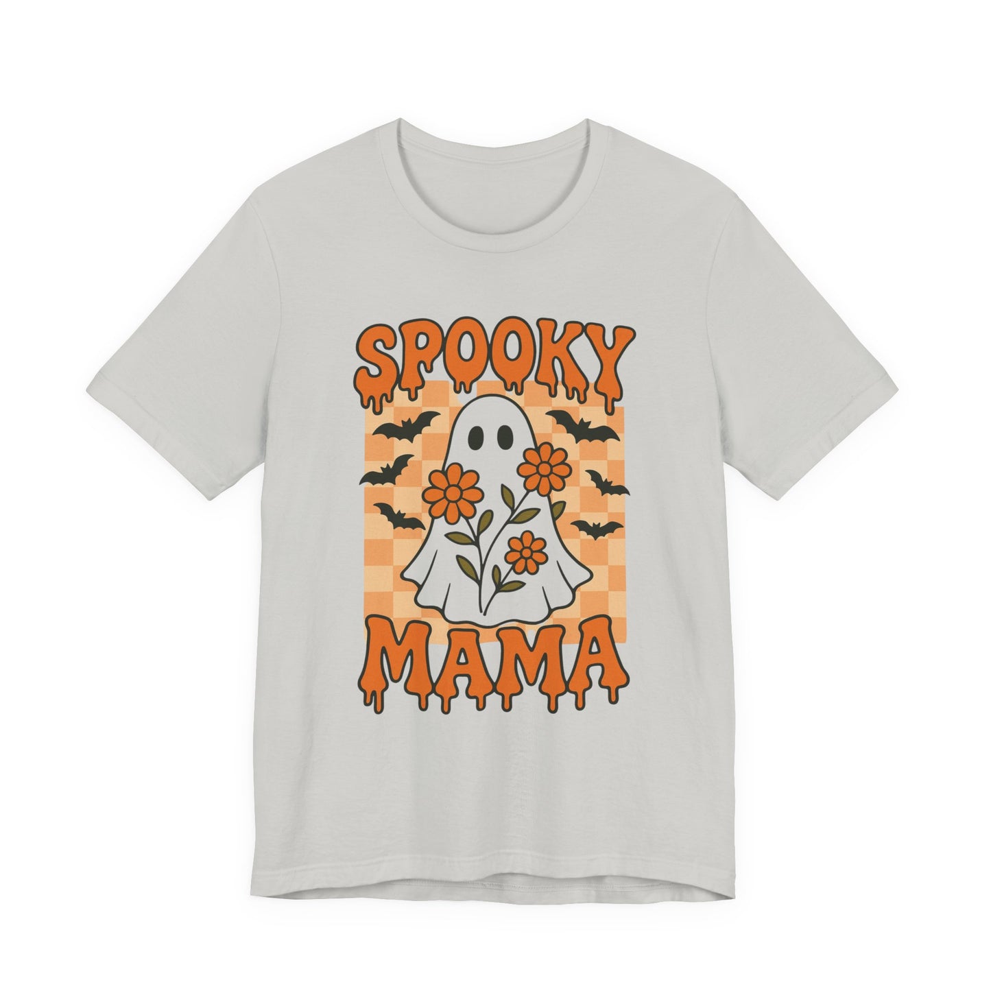 Spooky Mama Groovy Vintage Ghost Halloween Spooky Mom Mother