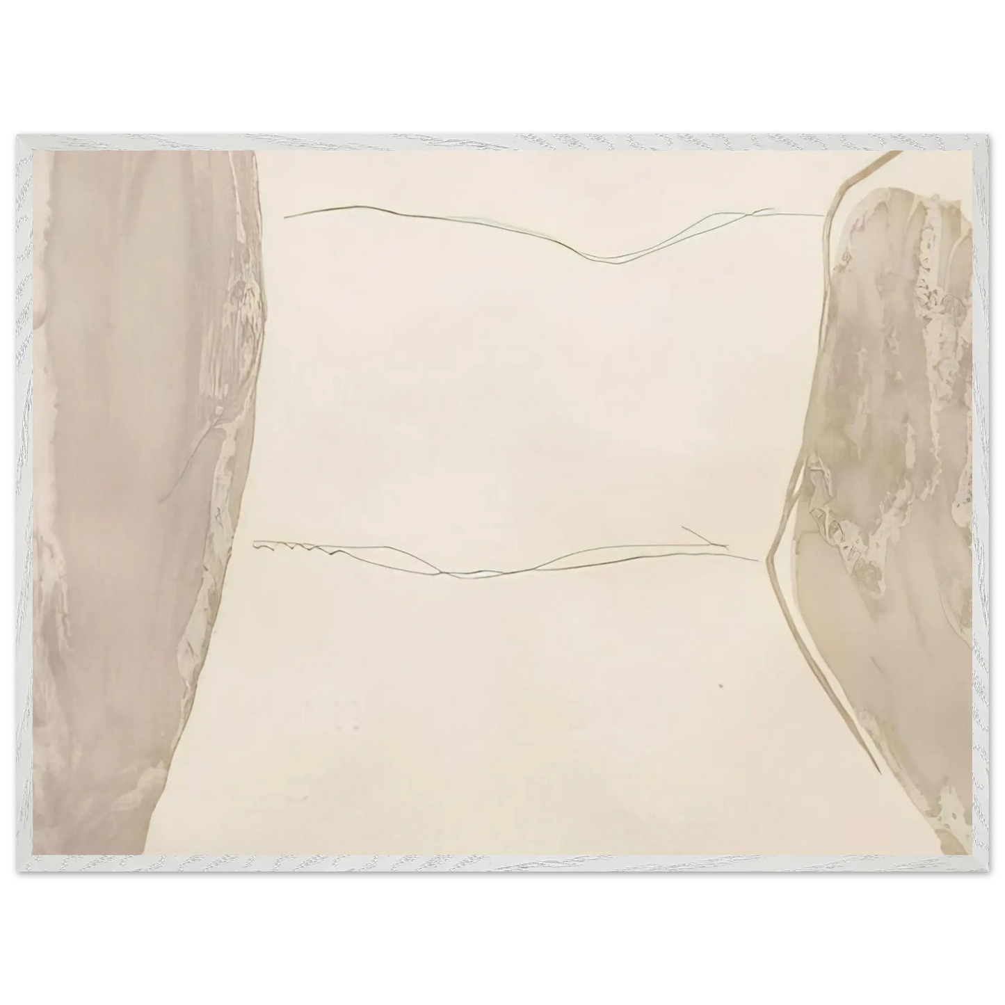 Helen Frankenthaler - Ponti - 1973 Wall art - 30x45 cm / 12x18 Inches - Premium Wooden Framed Poster With Fine Art Paper - Wood frame