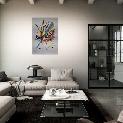 SMALL WORLDS 1922 - Wassily Kandinsky Brushed Aluminum Print - 70x100 cm / 28x40 inches | Wassily Kandinsky Aluminum Print | Wassily Kandinsky Prints