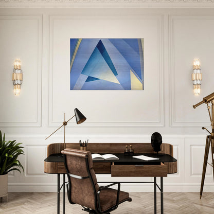 Hanover Abstract - 1938 - Lawren Harris Brushed Aluminum Print - 70x100 cm / 28x40 inches | Lawren Harris Aluminum Print | Lawren Harris Prints