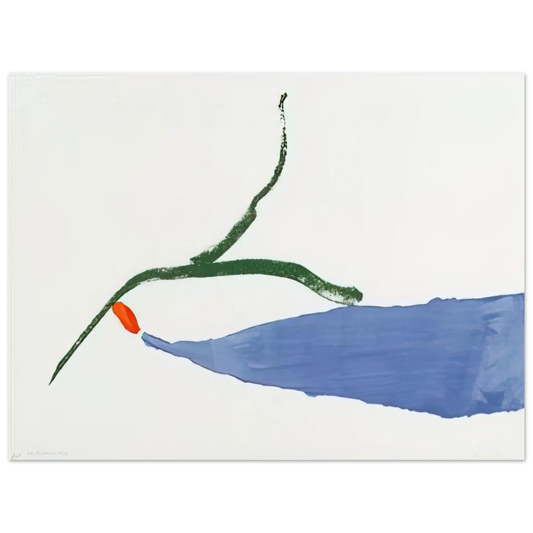 Helen Frankenthaler - A Little Zen - 1970 Wall art - 13x18 cm / 5x7 Inches - Fine Art Poster - -