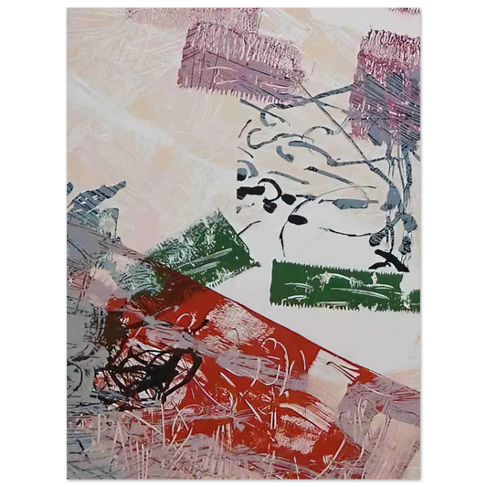 Jean-Paul Riopelle - Lithograph 1968  75x100 cm / 30x40inches Fine Art Poster