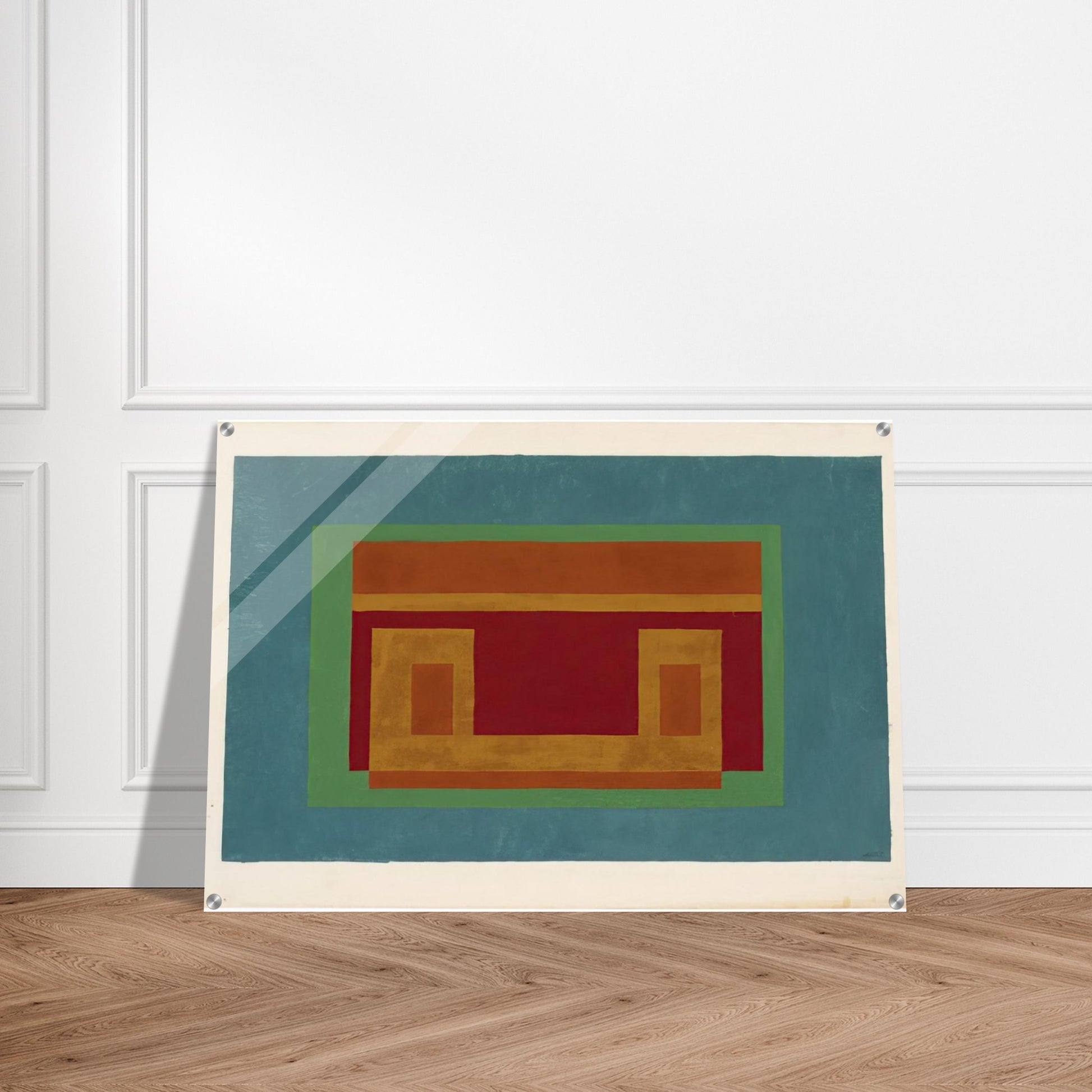 VARIANT ADOBE 1947 - Josef Albers Acrylic Print - 70x100 cm / 28x40″ inches
