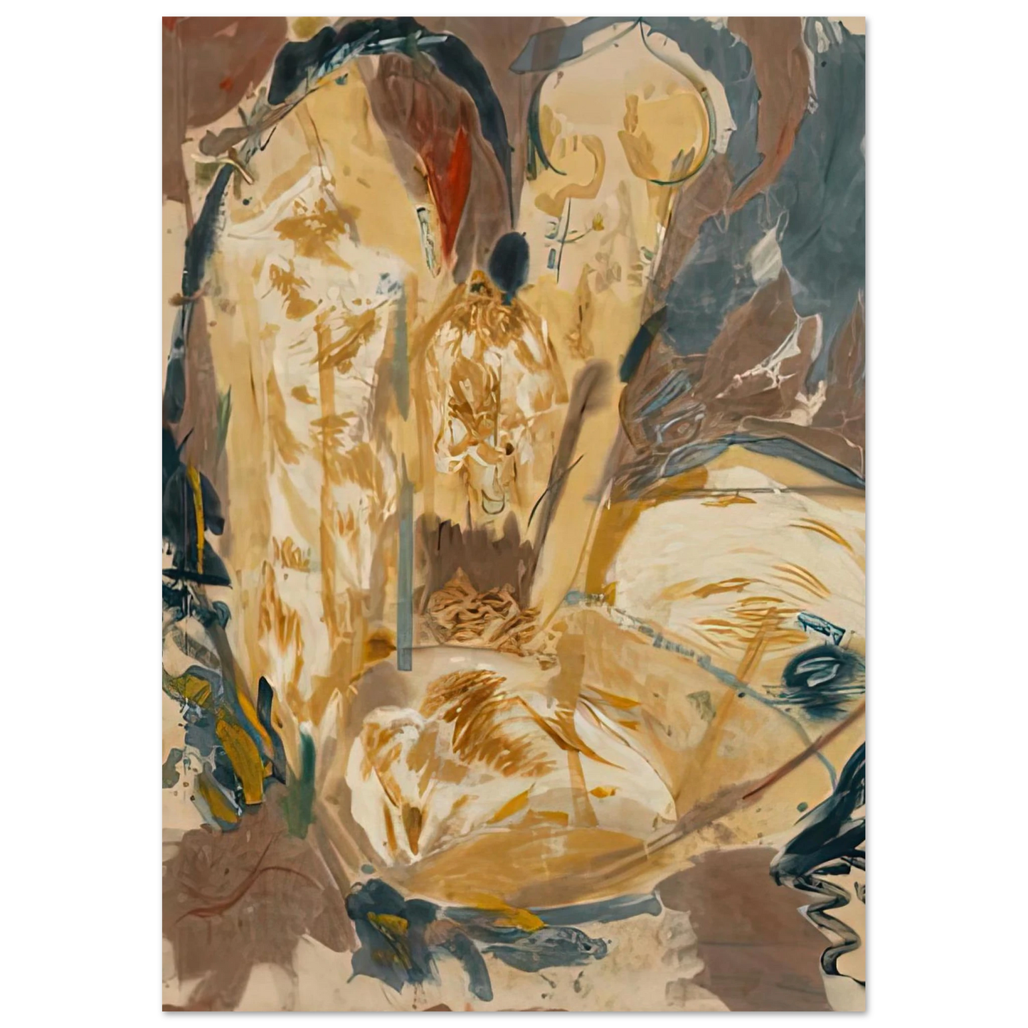 Helen Frankenthaler - Giralda, 1956- Wall Art - 60x80 cm / 24x32 inches - Fine Art Poster-canvas - -