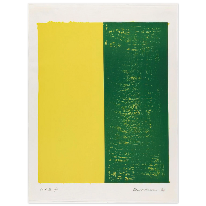 Barnett Newman - Canto XI  75x100 cm / 30x40inches Fine Art Poster