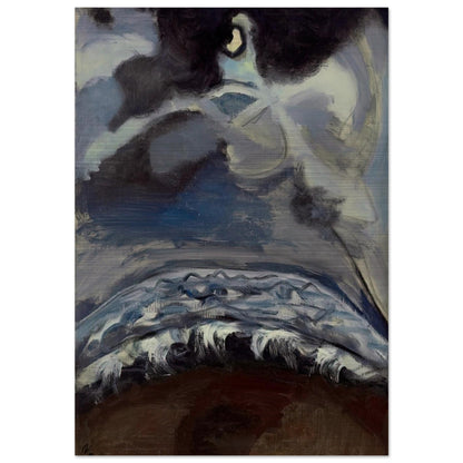 The Sea - Alice Neel Brushed Aluminum Print - 70x100 cm / 28x40 inches | Alice Neel Aluminum Print | Alice Neel Prints
