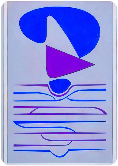 Kateau - 1953 By Victor Vasarely Pack of 10 Post Cards | Victor Vasarely Post Cards | A6 (10.5 x 14.8 cm) - 4.1 x 5.8 inches