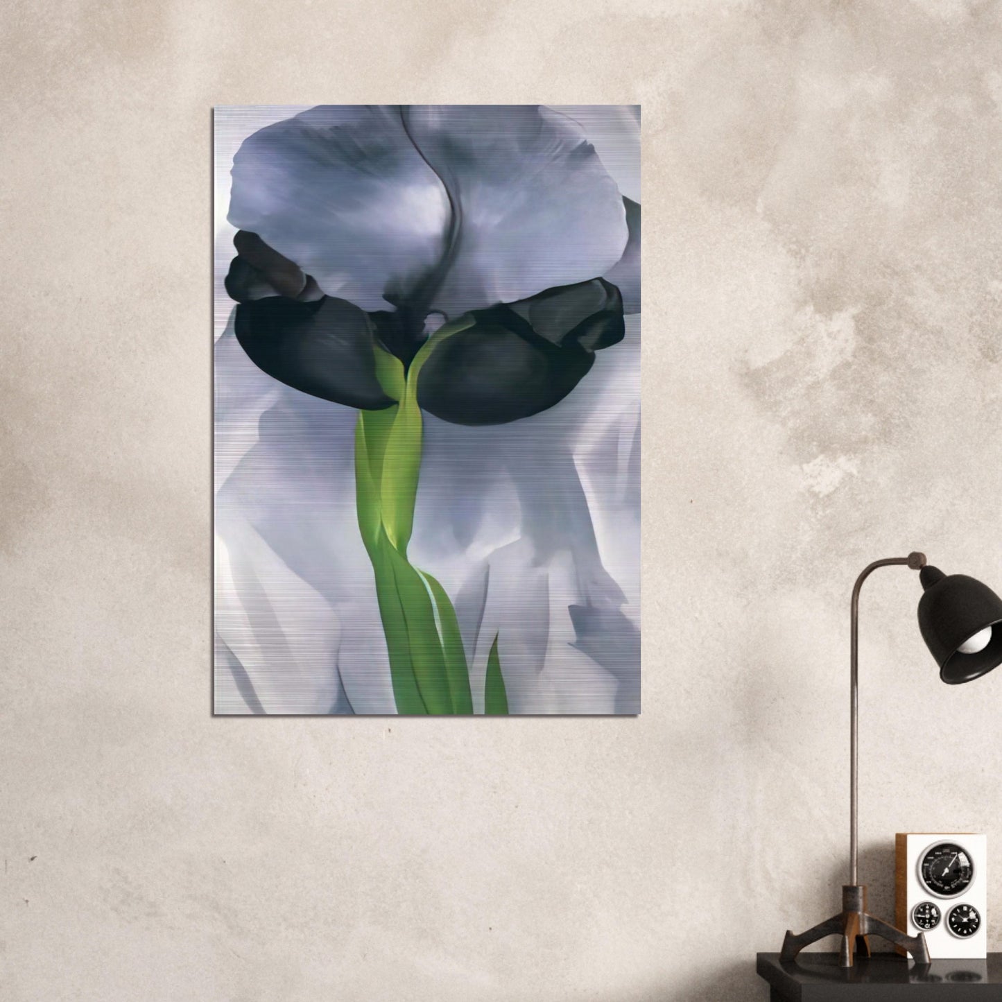 Iris 7 - Georgia O'Keeffe Brushed Aluminum Print - 70x100 cm / 28x40 inches | Georgia O'Keeffe Aluminum Print | Georgia O'Keeffe Prints