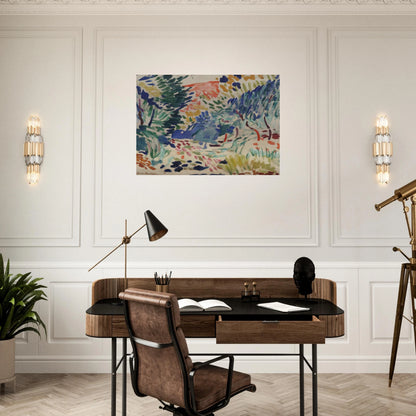 LANDSCAPE AT COLLIOURE 1905 - Henri Matisse Brushed Aluminum Print - 70x100 cm / 28x40 inches | Henri Matisse Aluminum Print | Henri Matisse Prints
