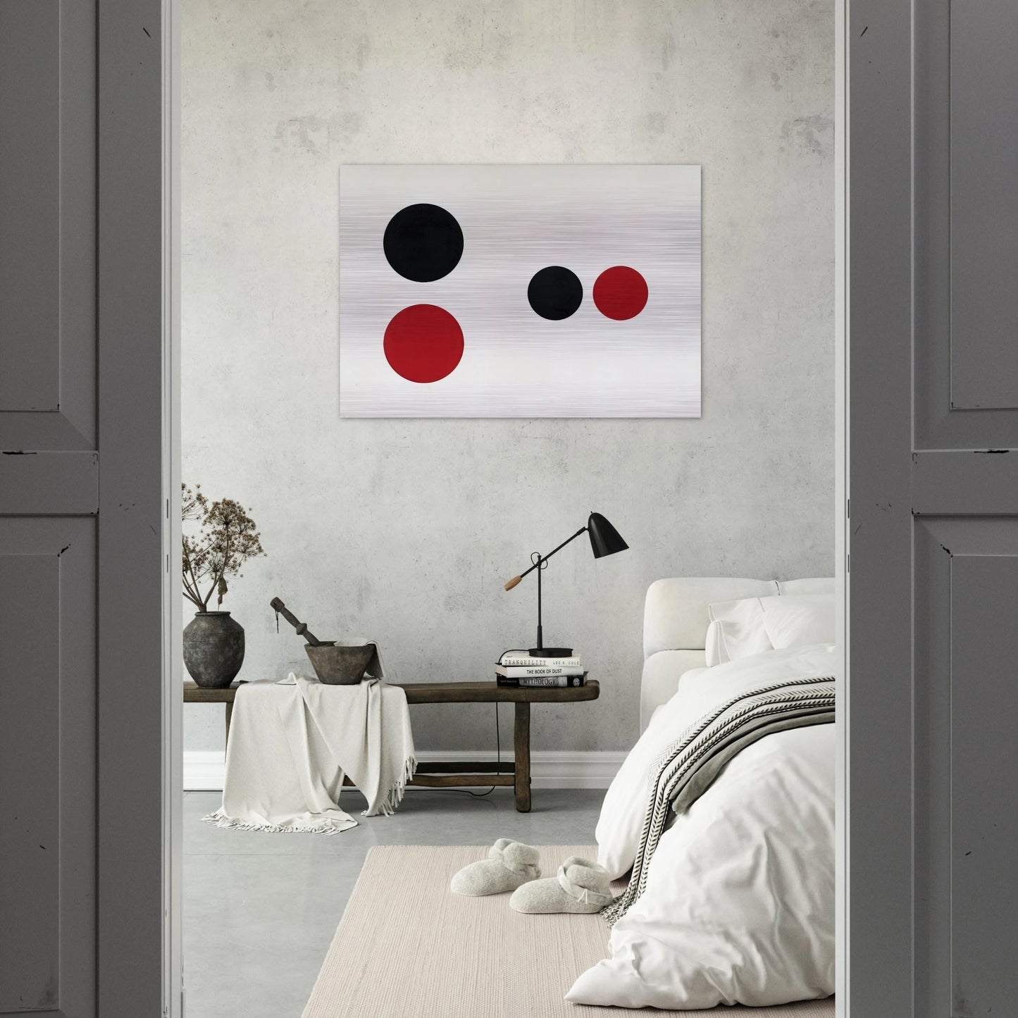 Revolving - 1959 - Alexander Liberman Brushed Aluminum Print - 70x100 cm / 28x40 inches | Alexander Liberman Aluminum Print | Alexander Liberman Prints