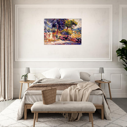 The Flowered Terrace - Henri-Edmond Cross Acrylic Print - 70x100 cm / 28x40″ inches
