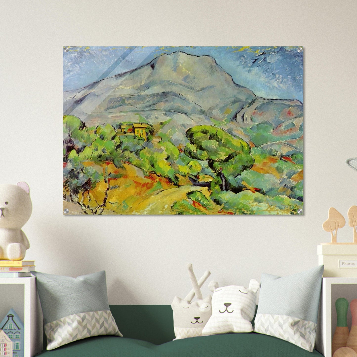Road near Mont Sainte-Victoire - Paul Cézanne Acrylic Print - 70x100 cm / 28x40″ inches