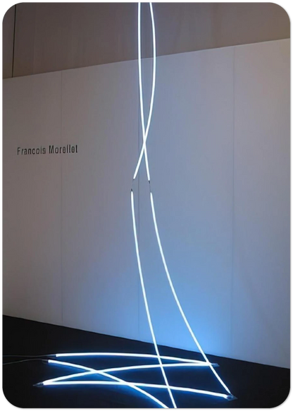 Lamentable Despicable - 2008 By Francois Morellet Pack of 10 Post Cards | Francois Morellet Post Cards | A6 (10.5 x 14.8 cm) - 4.1 x 5.8 inches