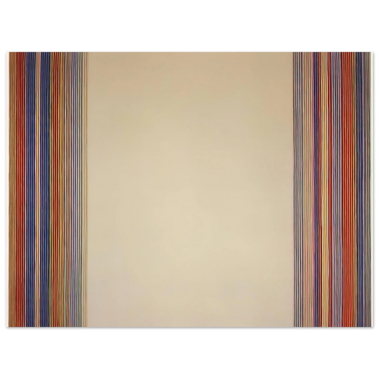 Gene Davis - King's Gate - 1978  75x100 cm / 30x40inches Fine Art Poster