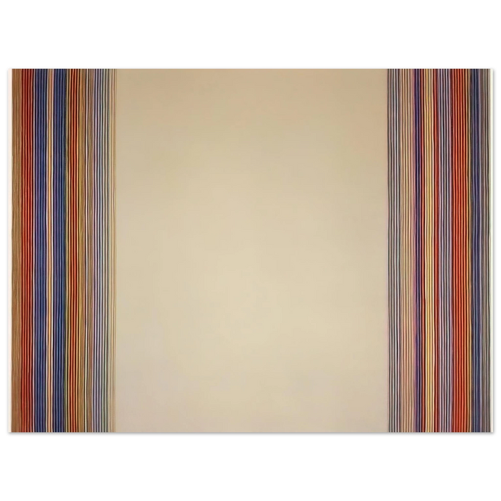 Gene Davis - King's Gate - 1978  75x100 cm / 30x40inches Fine Art Poster