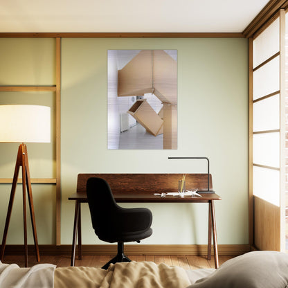 Series DW - 1967 - Charlotte Posenenske Brushed Aluminum Print - 70x100 cm / 28x40 inches | Charlotte Posenenske Aluminum Print | Charlotte Posenenske Prints