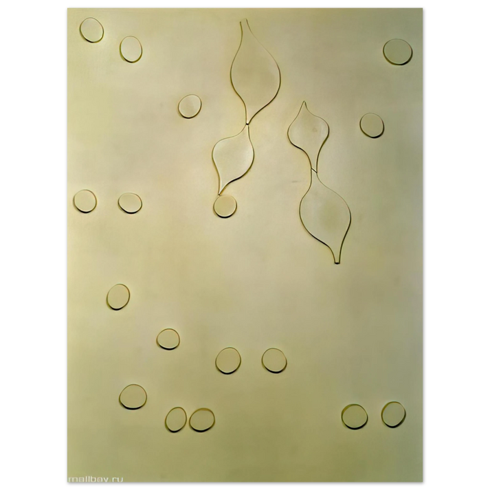 Jean Arp - Leafage and Drops  75x100 cm / 30x40inches Fine Art Poster