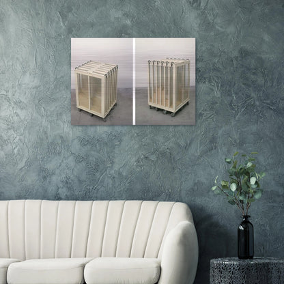 Knoblauchtruhe - 1971 - Dieter Roth Brushed Aluminum Print - 70x100 cm / 28x40 inches | Dieter Roth Aluminum Print | Dieter Roth Prints