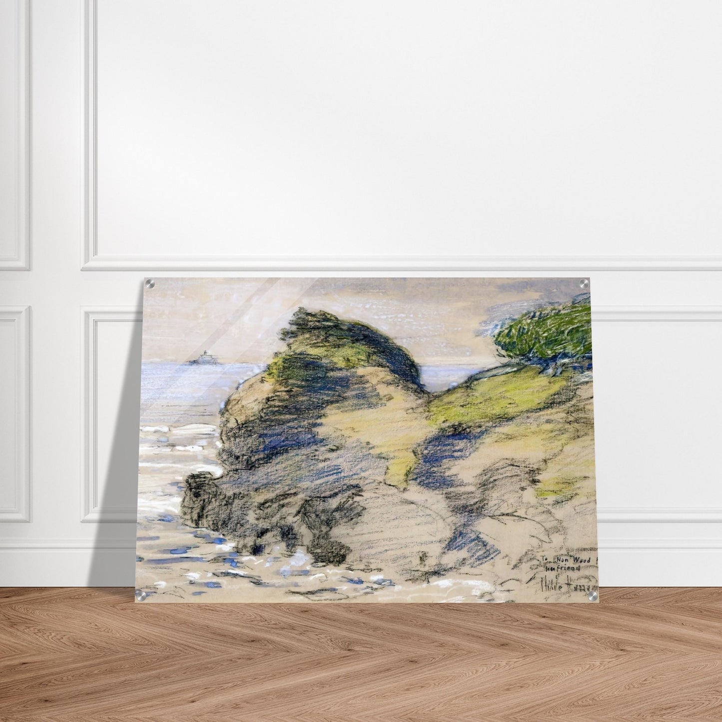 Oregon Coast - Childe Hassam Acrylic Print - 70x100 cm / 28x40″ inches