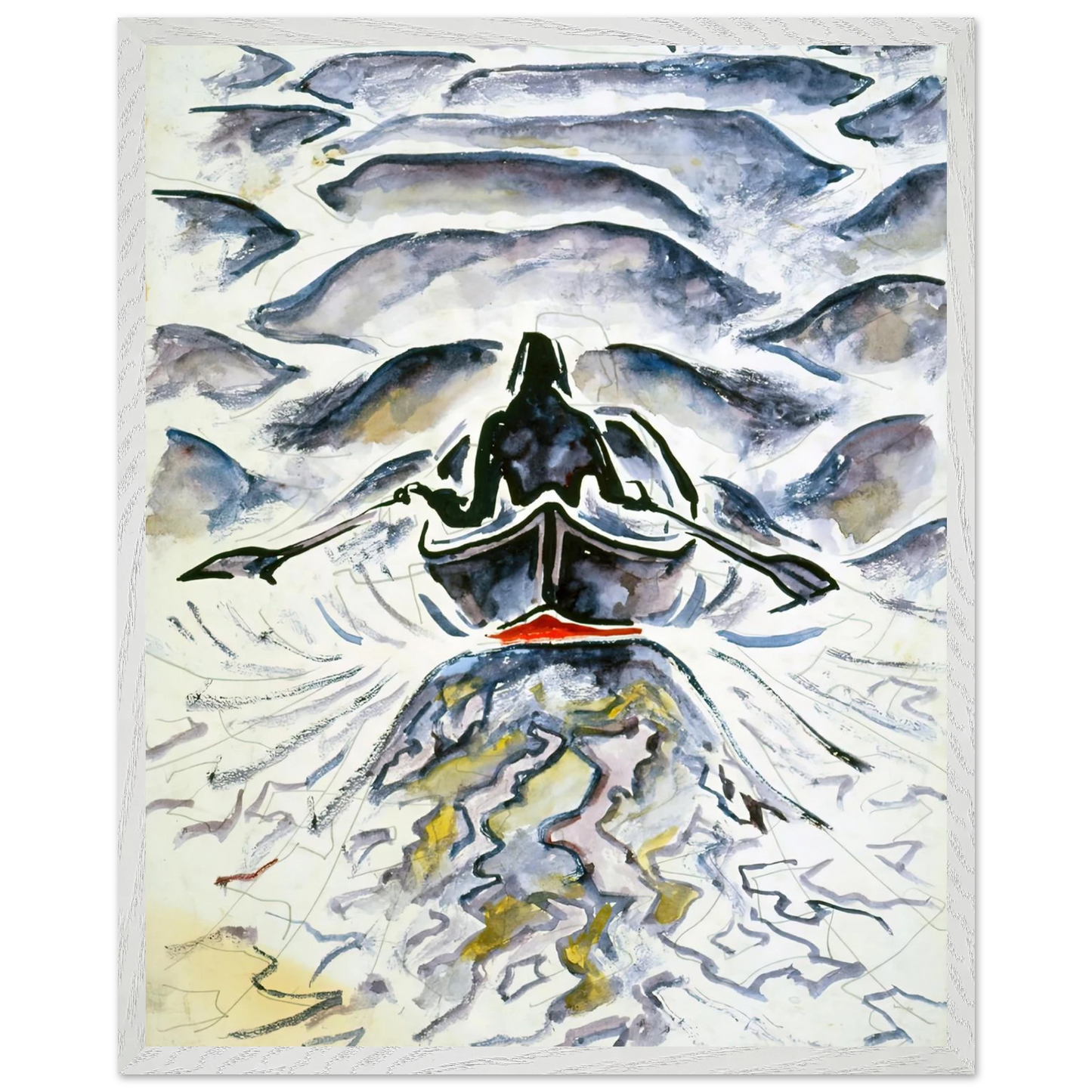Walter Inglis Anderson - Walter Anderson Wall art - 50x70 cm / 20x28 inches - Premium Wooden Framed Poster With Fine Art Paper-canvas - Wood frame
