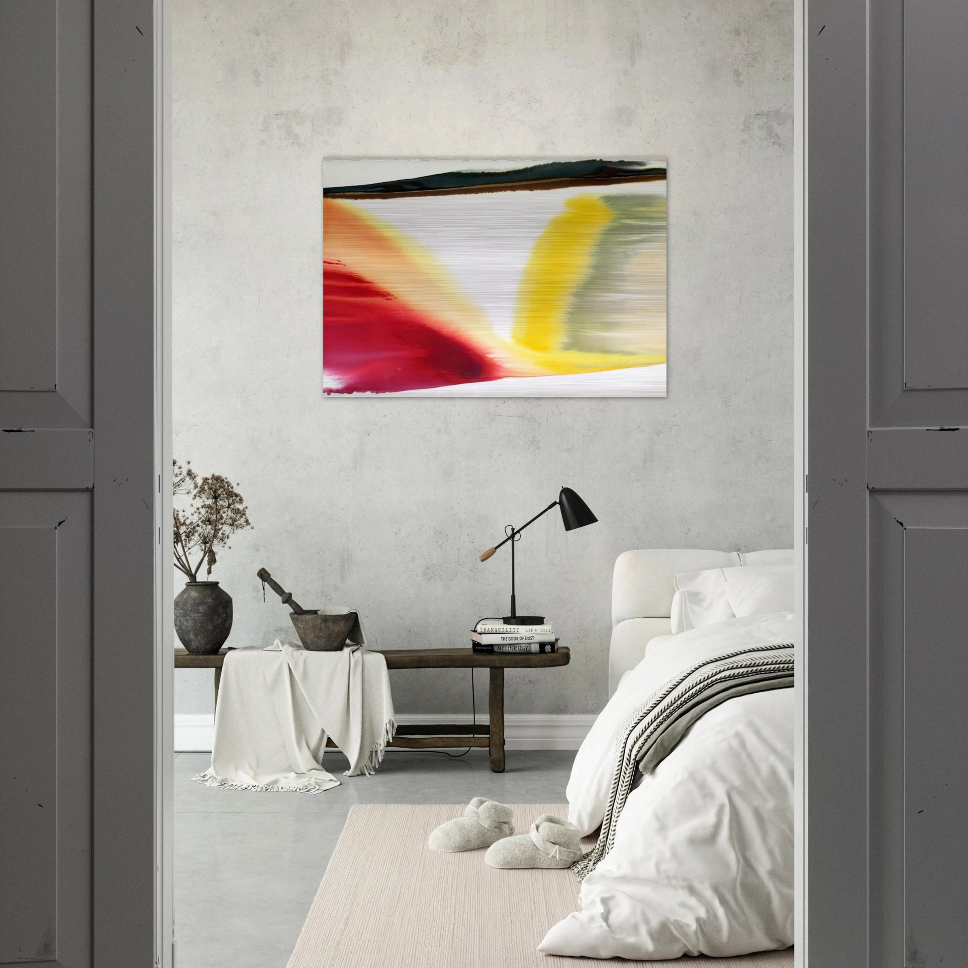 Phenomena Pointed East - Paul Jenkins Brushed Aluminum Print - 70x100 cm / 28x40 inches | Paul Jenkins Aluminum Print | Paul Jenkins Prints