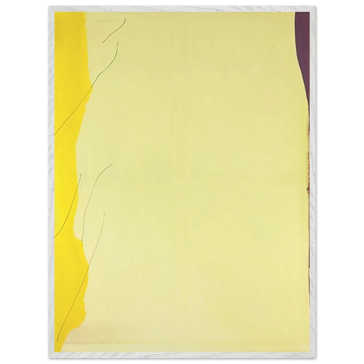 Helen Frankenthaler - Distillation - 1973 Wall art - 15x20 cm / 6x8 Inches - Premium Wooden Framed Poster With Fine Art Paper - Black frame