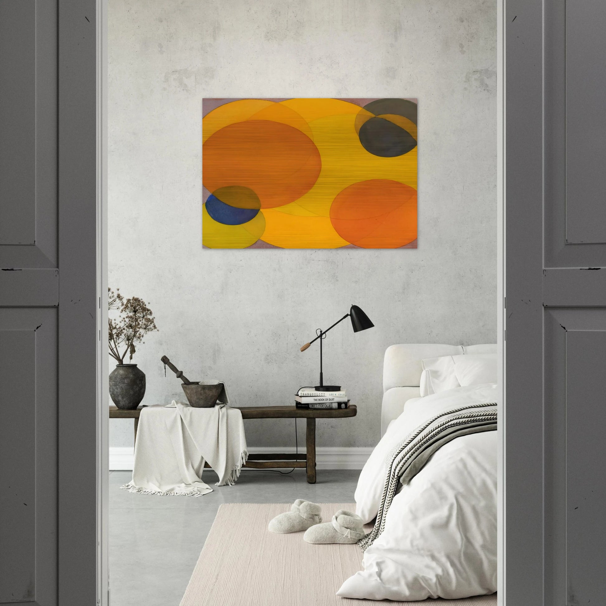 Morre XXII - Al Held Brushed Aluminum Print - 70x100 cm / 28x40 inches | Al Held Aluminum Print | Al Held Prints