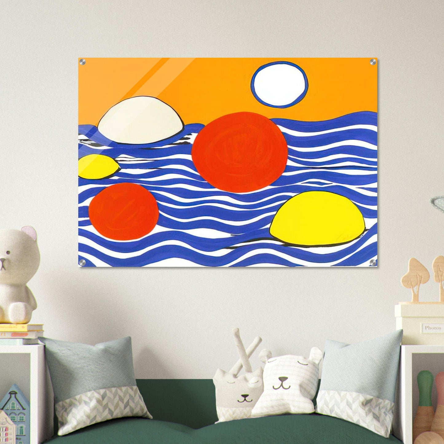 WAVES 1973 - Alexander Calder Acrylic Print - 70x100 cm / 28x40″ inches