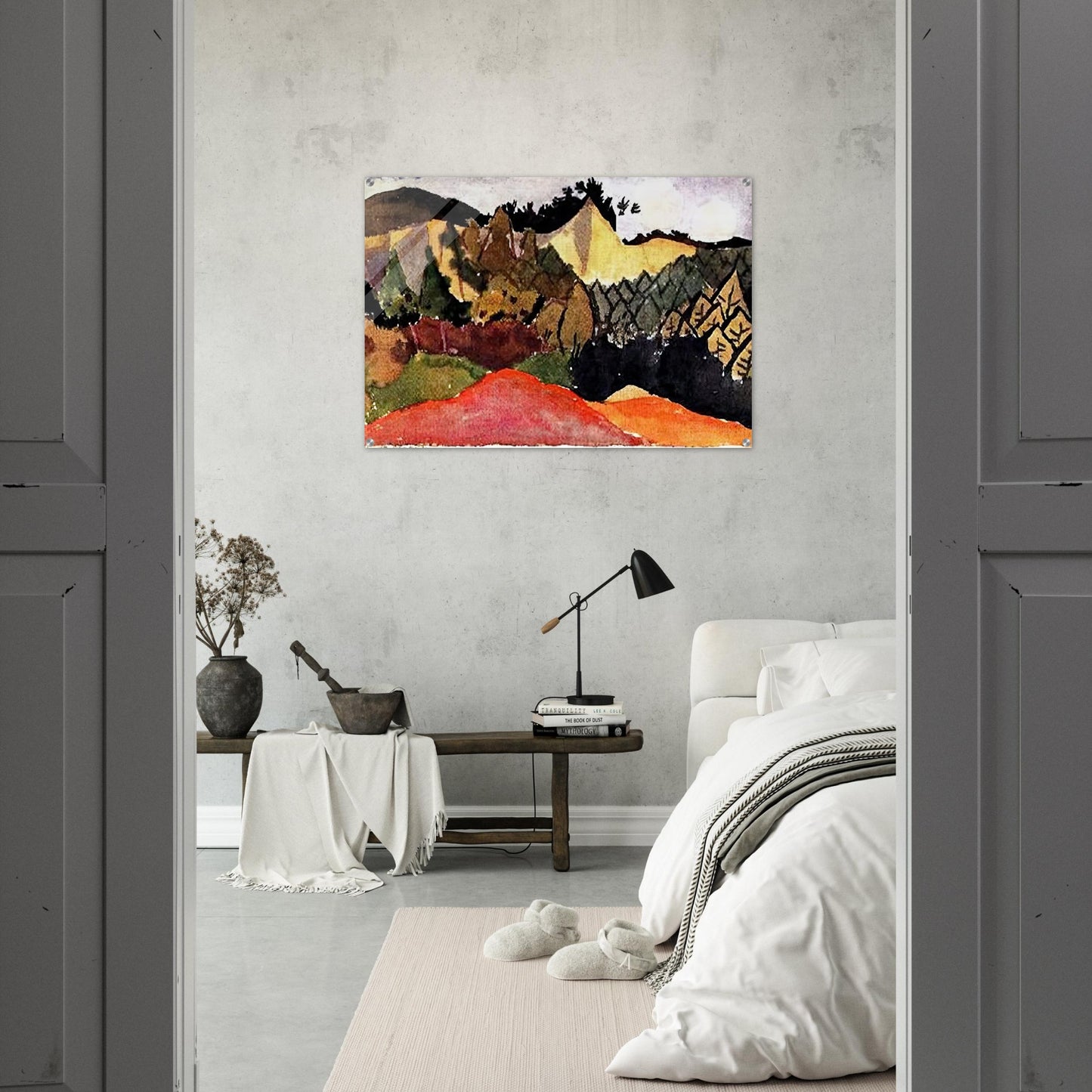 IN THE QUARRY - Paul Klee Acrylic Print - 70x100 cm / 28x40″ inches | Paul Klee Wall Art | Paul Klee Prints