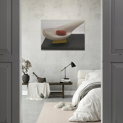 MOTHER AND EGG 1947 - Kurt Schwitters Brushed Aluminum Print - 70x100 cm / 28x40 inches | Kurt Schwitters Aluminum Print | Kurt Schwitters Prints