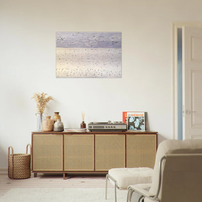 Deep Six - 1979 - Gene Davis Brushed Aluminum Print - 70x100 cm / 28x40 inches | Gene Davis Aluminum Print | Gene Davis Prints