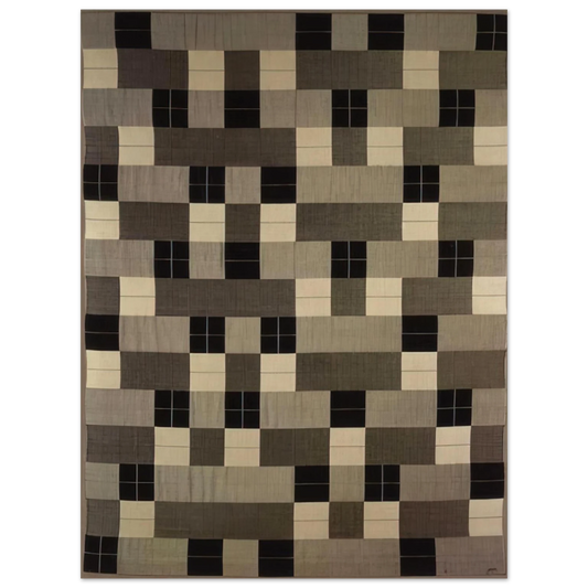 Anni Albers - BLACK WHITE GRAY 1964  75x100 cm / 30x40inches Fine Art Poster