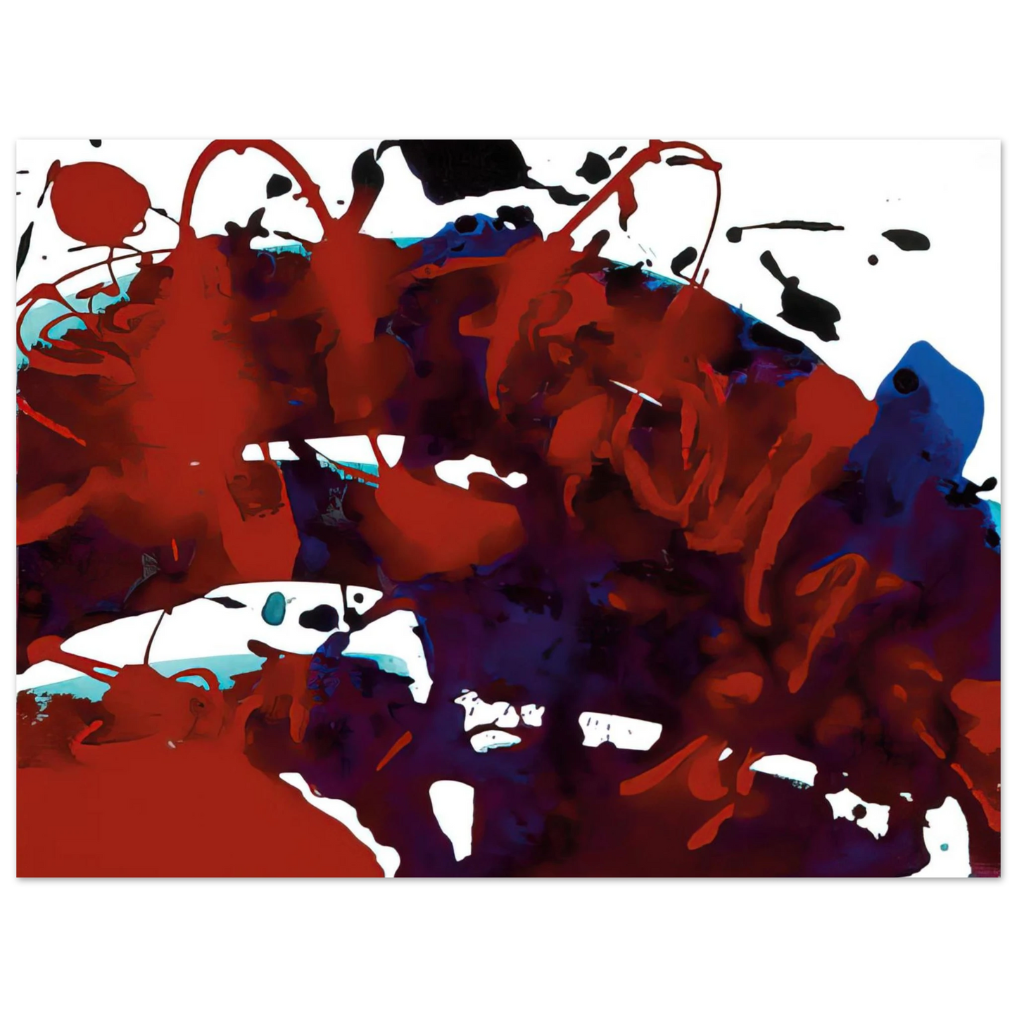 Sam Francis - Untitled  SFP94-11  sff 1694   75x100 cm / 30x40inches Fine Art Poster