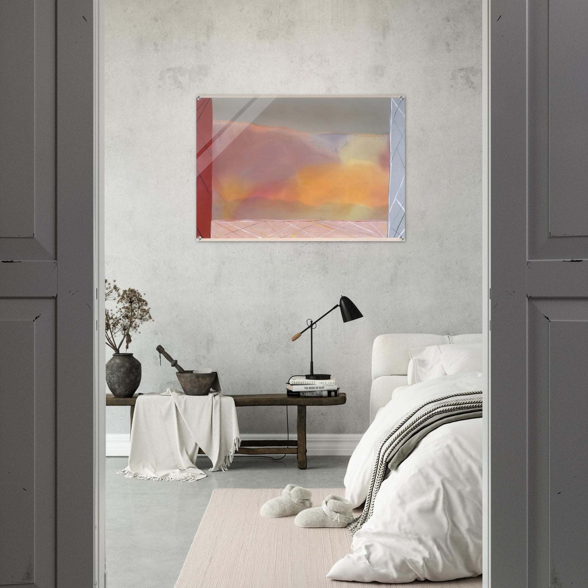 Tahity Trinity - 1988 - Ronnie Landfield Acrylic Print - 70x100 cm / 28x40″ inches