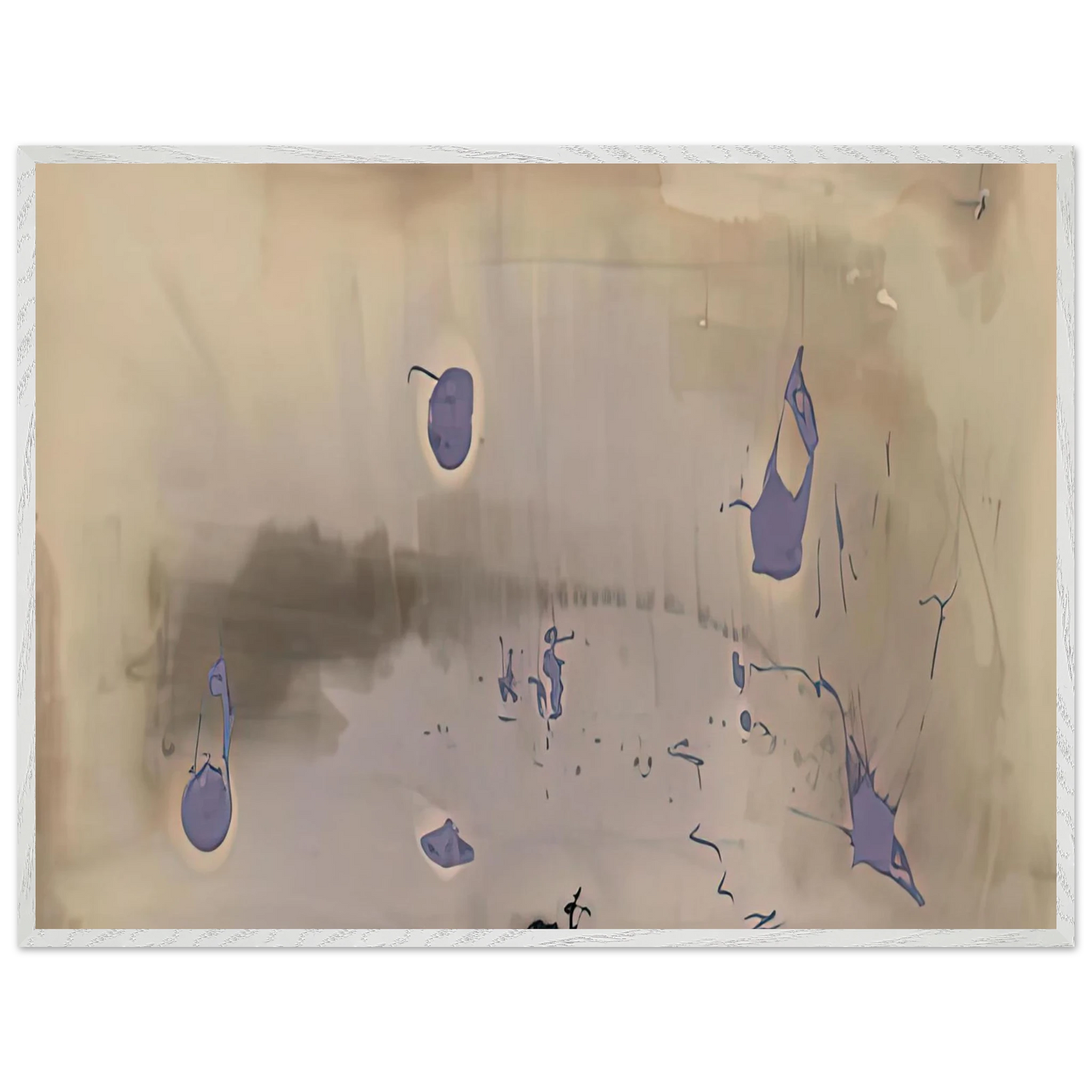 Helen Frankenthaler - Sacrifice Decision, 1981- Wall Art - 30x40 cm / 12x16 inches - Premium Wooden Framed Poster With Fine Art Paper-canvas - Wood frame