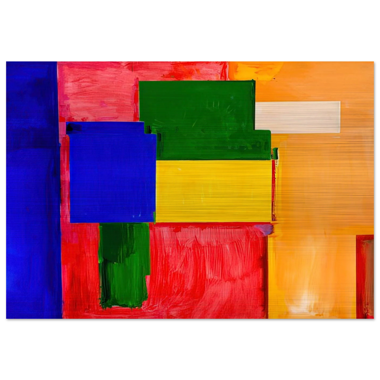 To Miz - Pax Vobiscum - Hans Hofmann Brushed Aluminum Print - 70x100 cm / 28x40 inches | Hans Hofmann Aluminum Print | Hans Hofmann Prints