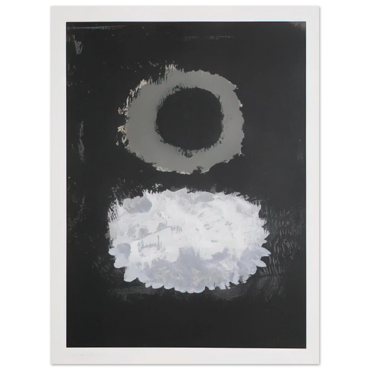 Adolph Gottlieb - Black Field - 1972  75x100 cm / 30x40inches Fine Art Poster