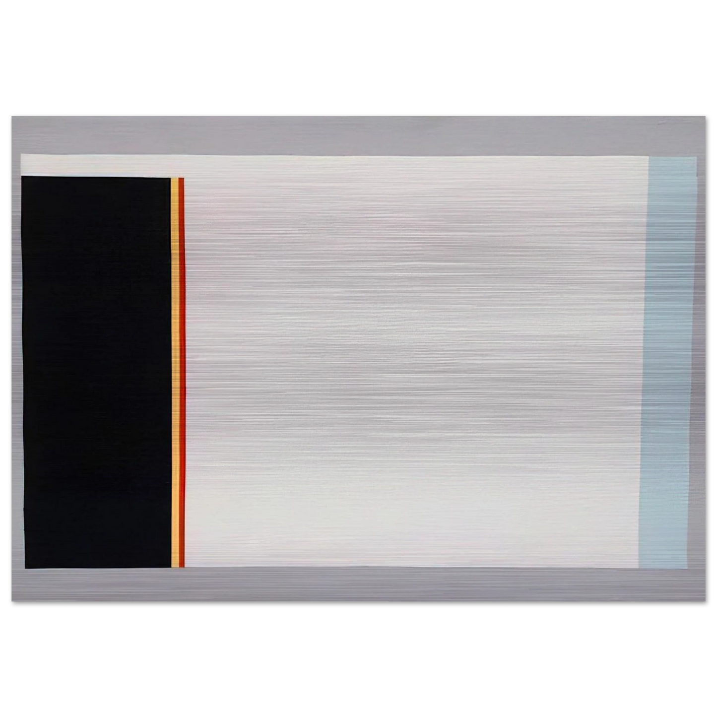 Untitled - 1983 - Gene Davis Brushed Aluminum Print - 70x100 cm / 28x40 inches | Gene Davis Aluminum Print | Gene Davis Prints
