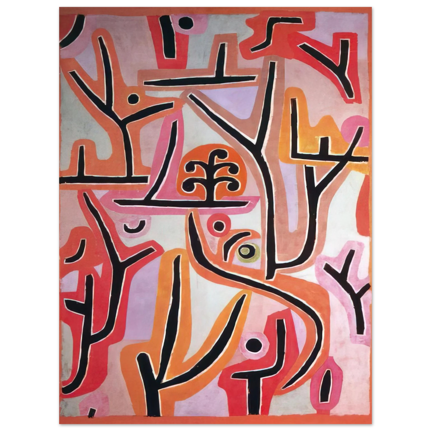 Paul Klee - PARK BEI LU 1938  75x100 cm / 30x40inches Fine Art Poster