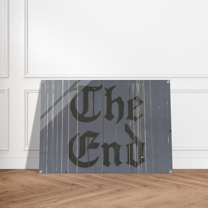 THE FINAL END 1991 - Edward Ruscha Acrylic Print - 70x100 cm / 28x40″ inches